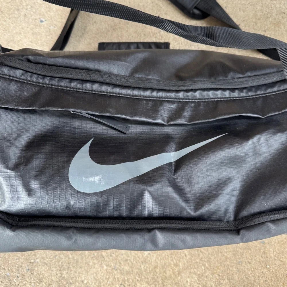 Nike Brasilia 9.5 Training Duffel Bag Black Water Resistant DO7955-010 Medium